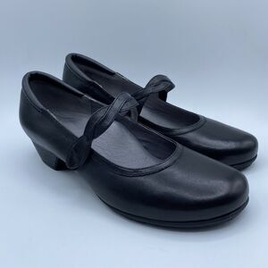 Abeo B.I.O. System Marisol Black Leather Mary Jane Comfort Casual Shoes Size 8.5